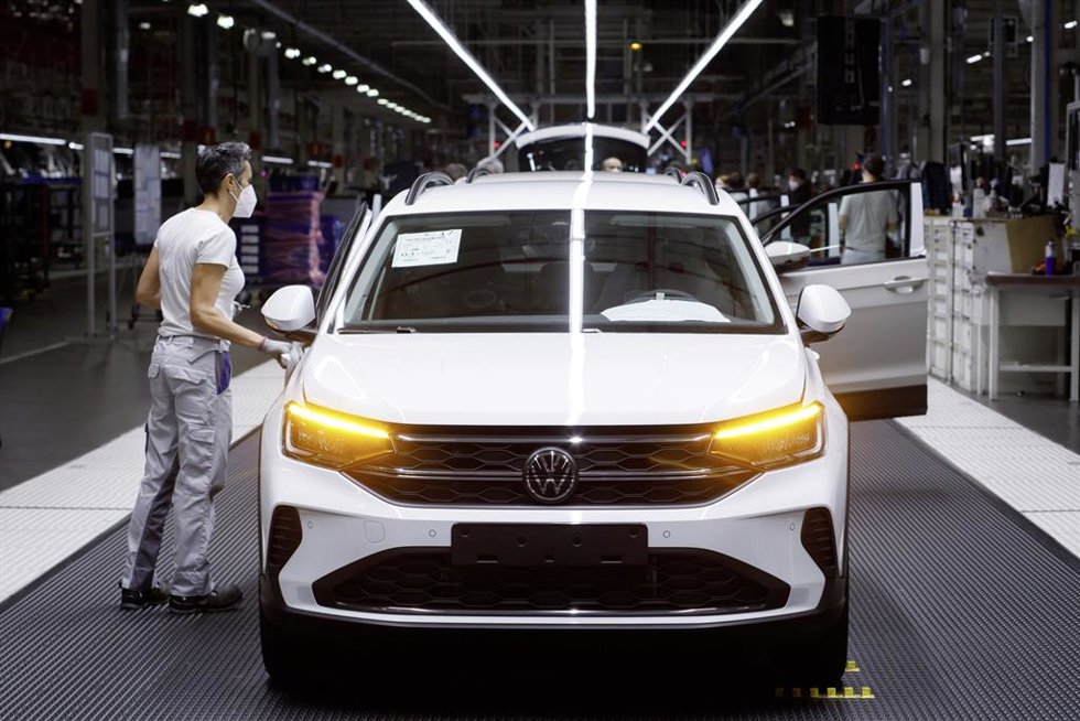 Archivo - Planta de Volkswagen en Landaben (Navarra).