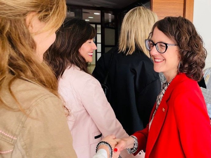 La consellera de Igualdad y Feminismos, Tnia Verge, este viernes en Reus