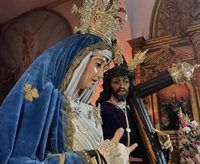 Un incendio daña la imagen de una Virgen que se encontraba en veneración en Chiclana (Cádiz)