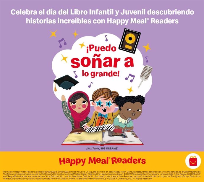 McDonald's celebra el 5 aniversario de su programa Happy Meal Readers