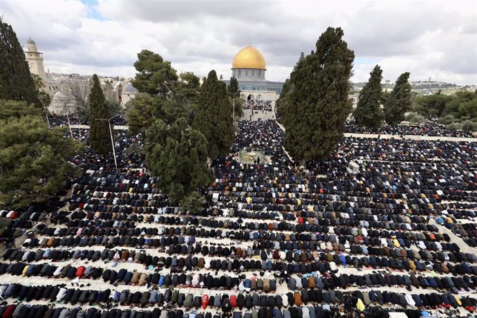 Oración del viernes 31 de marzo en la mezquita de Al Aqsa