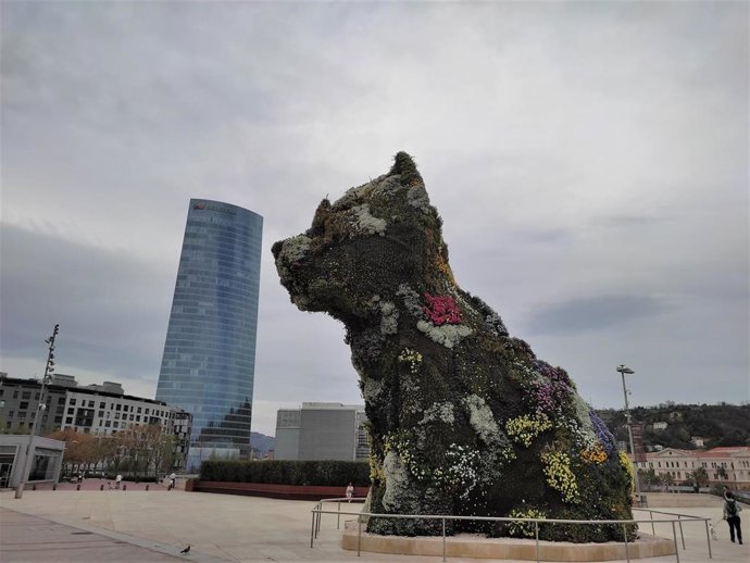Cielo nuboso en Bilbao