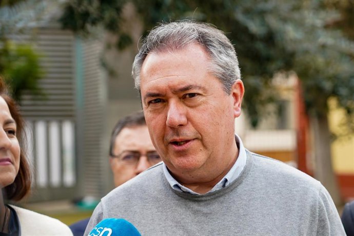 Archivo - Ell secretario general del PSOE de Andalucía, Juan Espadas, archivo 