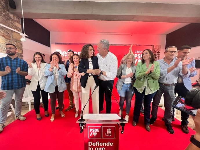 Presentación de la candidatura del PSOE en Villamartín (Cádiz) de cara al 28M