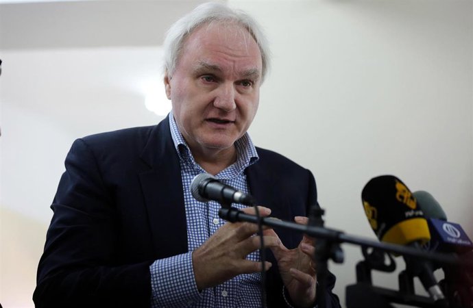 Archivo - El coordinador humanitario de la ONU en Nigeria, Matthias Schmale