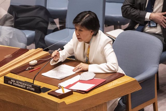 Archivo - La alta representante de la ONU para Asuntos de Desarme, Izumi Nakamitsu