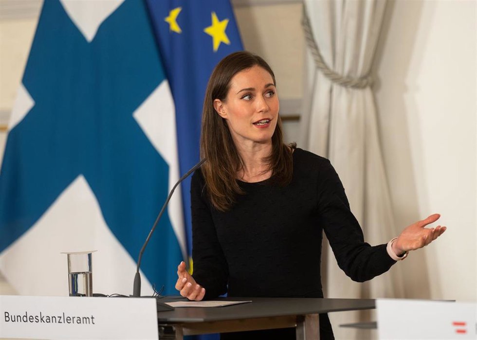 Archivo - La primera ministra de Finlandia, Sanna Marin