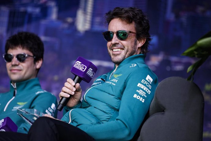 ALONSO Fernando (spa), Aston Martin F1 Team AMR23, portrait during the Formula 1 Rolex Australian Grand Prix 2023, 3rd round of the 2023 Formula One World Championship from March 31 to April 2, 2023 on the Albert Park Circuit, in Melbourne, Australia - 