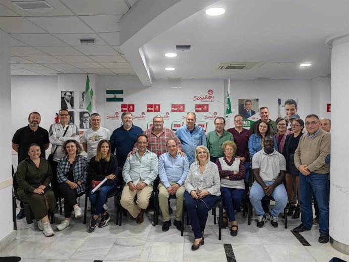Presentación de la candidatura del PSOE en Roquetas de Mar (Almería)