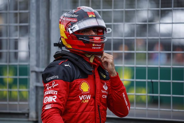 SAINZ Carlos (spa), Scuderia Ferrari SF-23, portrait during the Formula 1 Rolex Australian Grand Prix 2023, 3rd round of the 2023 Formula One World Championship from March 31 to April 2, 2023 on the Albert Park Circuit, in Melbourne, Australia - Photo Xav