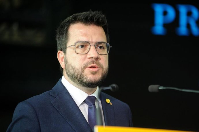 El presidente de la Generalitat, Pere Aragons