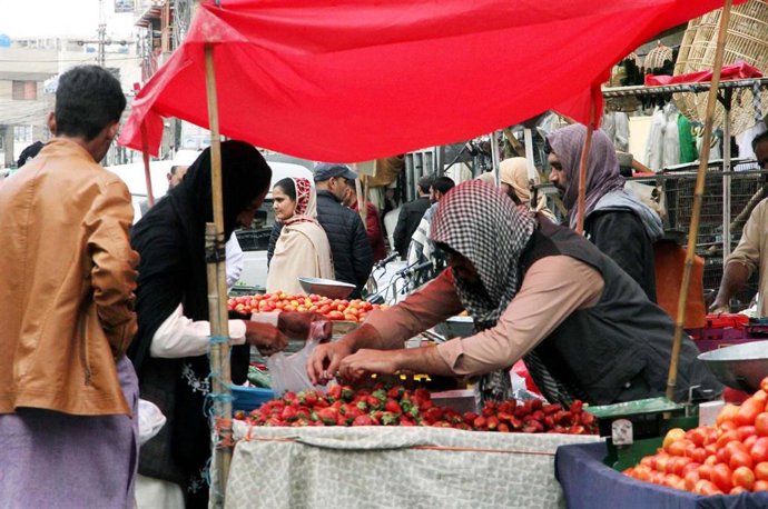 Imagen de archivo de un mercado de Quetta (Pakistán) 