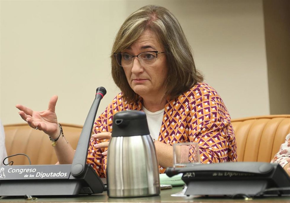 Archivo - La presidenta de la Autoridad Independiente de Responsabilidad Fiscal (AIReF), Cristina Herrero