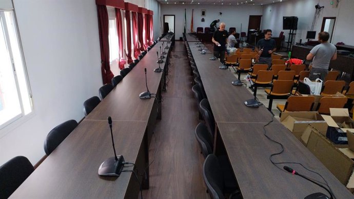 Sala de vistas de la Audiencia Provincial de Algeciras