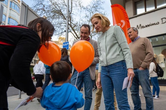 La candidata de CS a la alcaldía de Palma, Eva Pomar