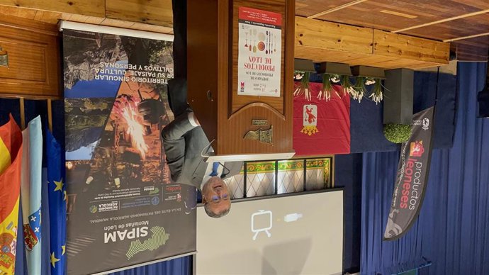 El presidente de la Diputación de León, Eduardo Morán, presenta el reconocimiento de las Montañas de León como SIPAM de la FAO