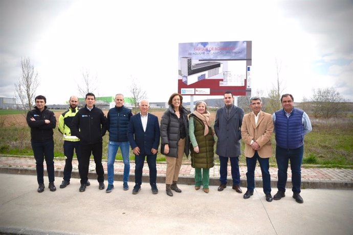 Presentación del proyecto de un Parque Comarcal de Bomberos en Saldaña