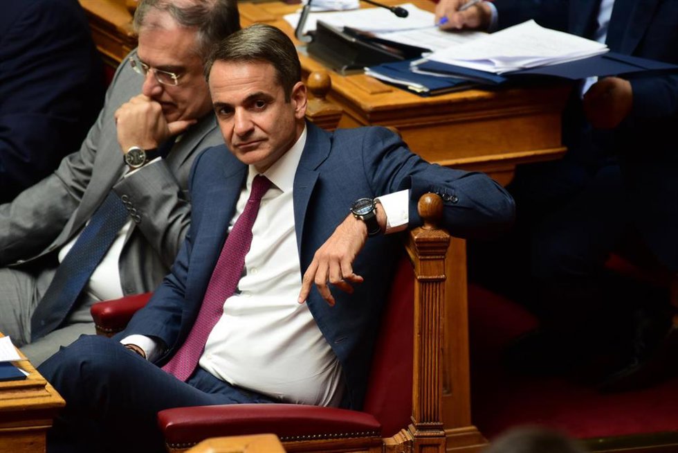Archivo - El primer ministro griego, Kyriakos Mitsotakis