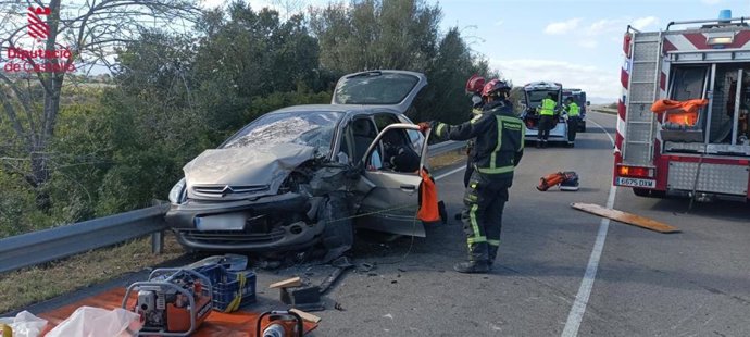 Accidente en la N-238