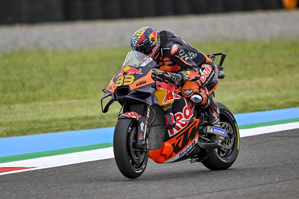 Brad Binder, durante el Gran Premio de Argentina.