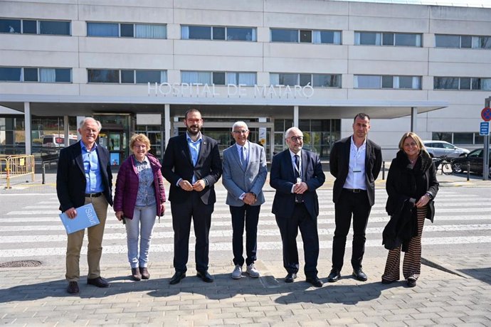 El conseller de Salud de la Generalitat, Manel Balcells, al anunciar la construcción del nuevo hospital de atención intermedia de Mataró (Barcelona), en substitución del actual Hospital de Sant Jaume y Santa Magdalena