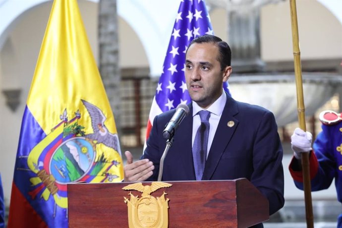 El ministro de Relaciones Exteriores de Ecuador, Juan Carlos Holguín