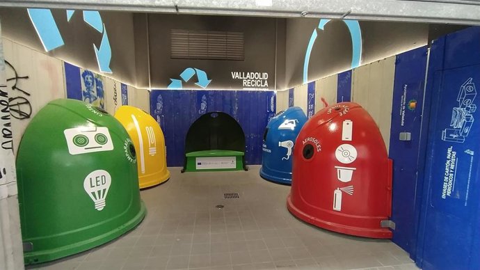 Punto limpio del mercado Las Delicias.