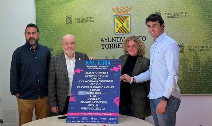 Presentación del festival 'Vive la Feria 2023' que se celebrará en Torrelavega del 11 al 13 de agosto