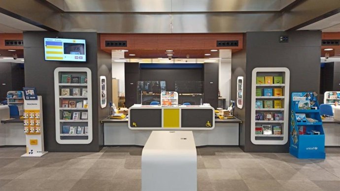 Vista de una oficina de Correos.