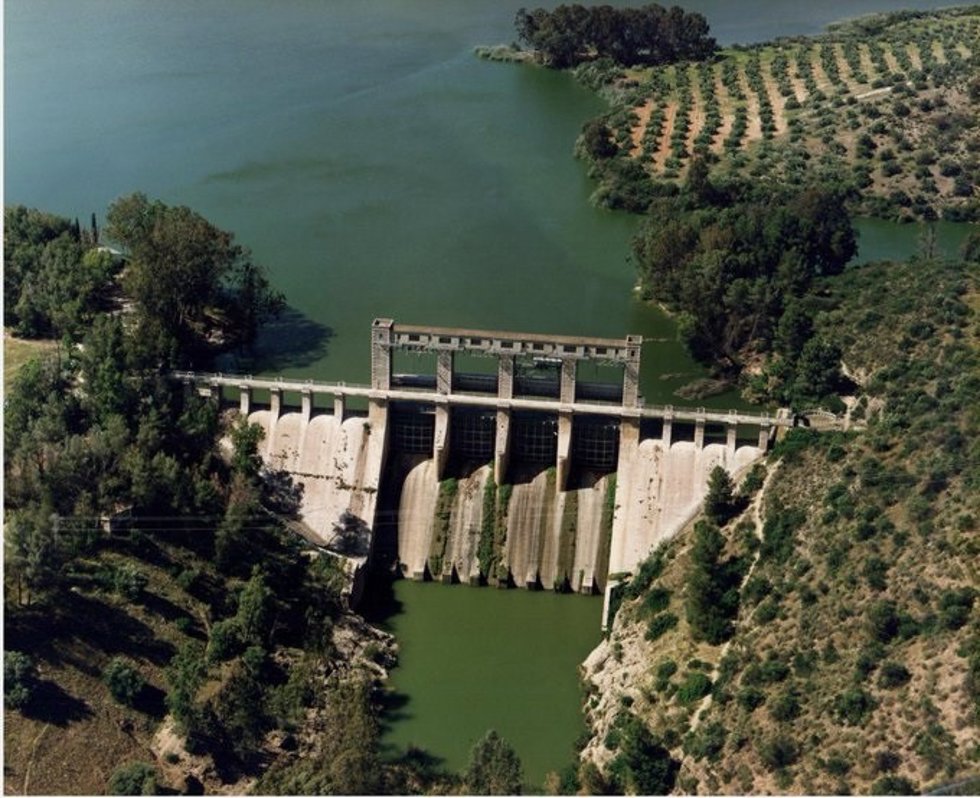 Archivo - El embalse de Cordobilla, en una imagen de archivo, del que se abastecen regantes del Sur de Córdoba.