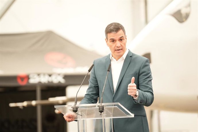 El presidente del Gobierno, Pedro Sánchez, en Albacete