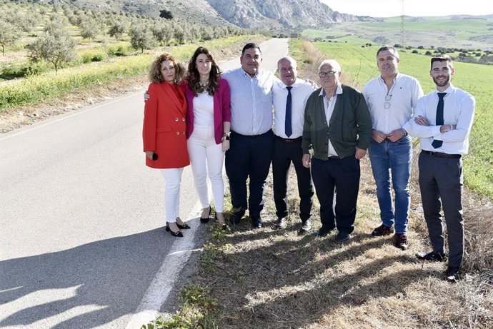 Inicio de obras de la primera fase del proyecto de mejora de la carretera de La Joya de Antequera.