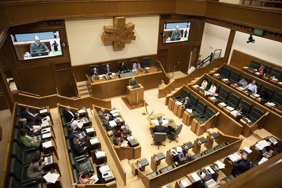 Pleno del parlamento vasco