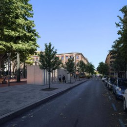 Plaza de la Cruz de Pamplona.
