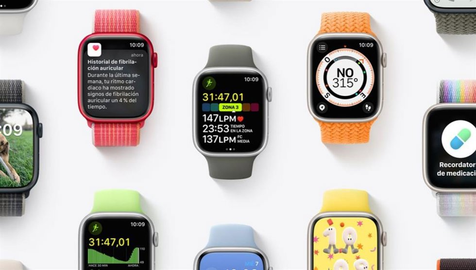 Smartwatches de Apple con watchOS 9
