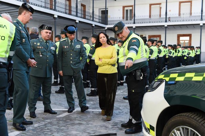 La nueva directora de la Guardia Civil, Mercedes González, en un acto de presentación de nuevos guardias civiles