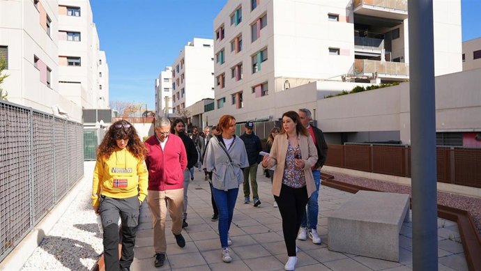 La candidata de Más Madrid a la Asamblea en las elecciones del 28M, Mónica García, en Getafe