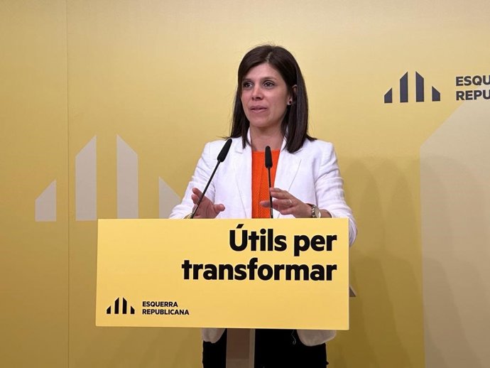 La secretaria general adjunta y portavoz de ERC, Marta Vilalta