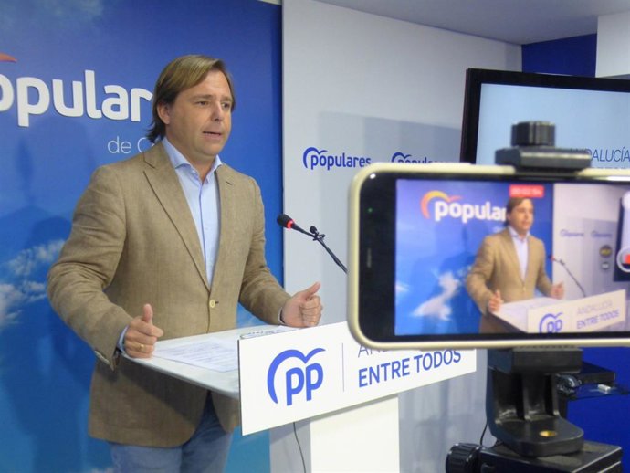 El secretario general del PP de Andalucía, Antonio Repullo.