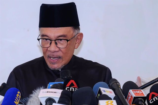 Archivo - El primer ministro de Malasia, Anwar Ibrahim 