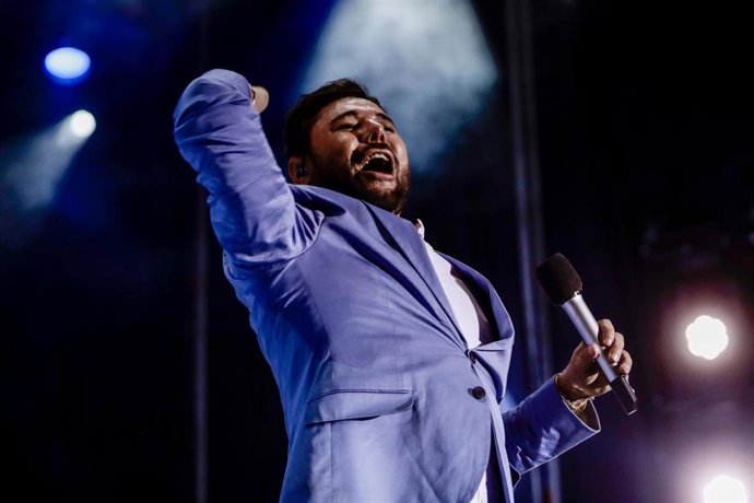 Archivo - Concierto del cantante Miguel Poveda