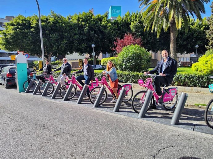 Nueva estación de Bicipalma en S'Aigua Dola.