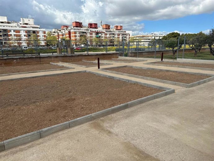 El Ayuntamiento de Palma habilita en el parque de Son Gibert nuevos huertos urbanos.
