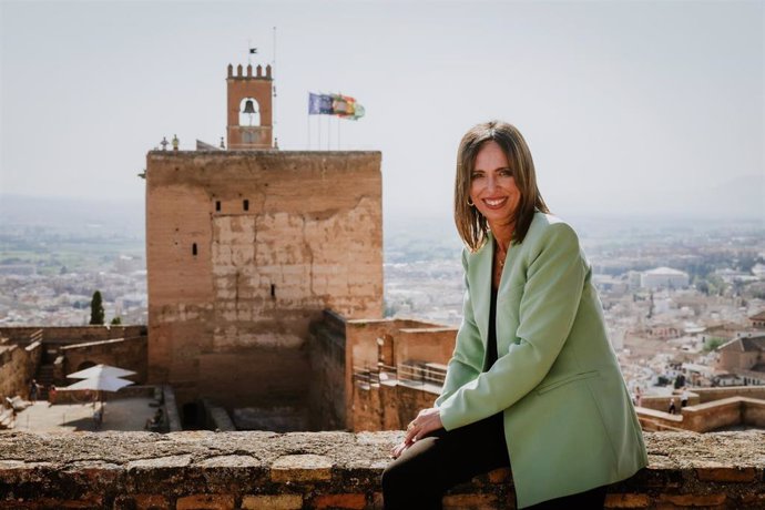 Rocío Díaz Jiménez, en una fotografía tras su nombramiento como nueva consejera de Fomento, Articulación del Territorio y Vivienda de la Junta de Andalucía.