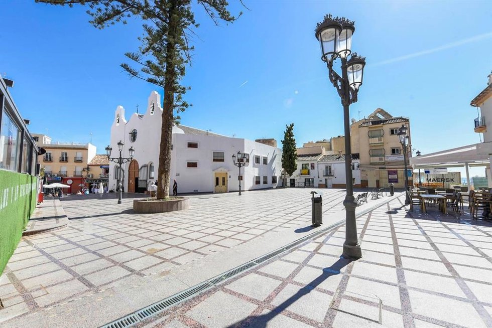 Vista de la plaza de San Miguel.