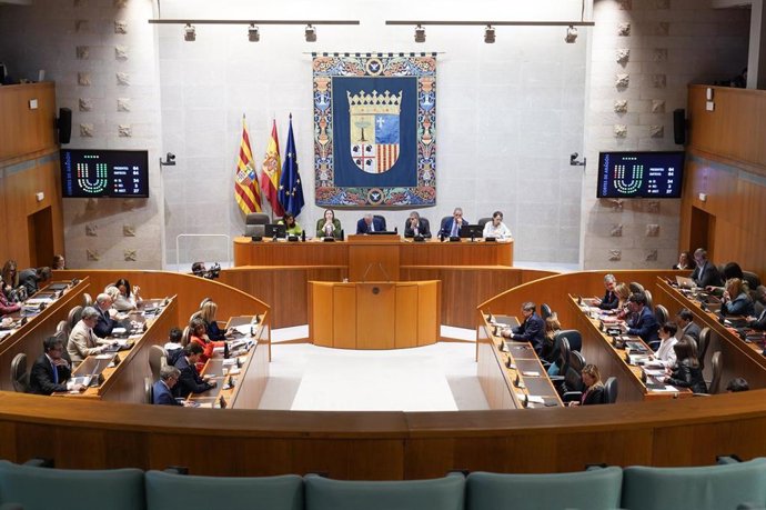 Hemiciclo de las Cortes de Aragón.