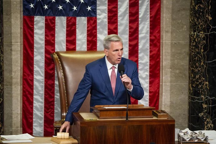 El presidente de la Cámara de Representantes de EEUU, Kevin McCarthy 