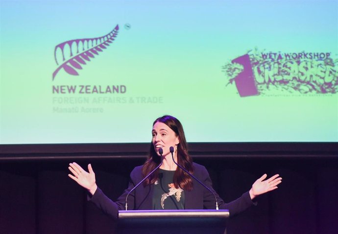 Archivo - Jacinda Ardern, ex primera ministra de Nueva Zelanda