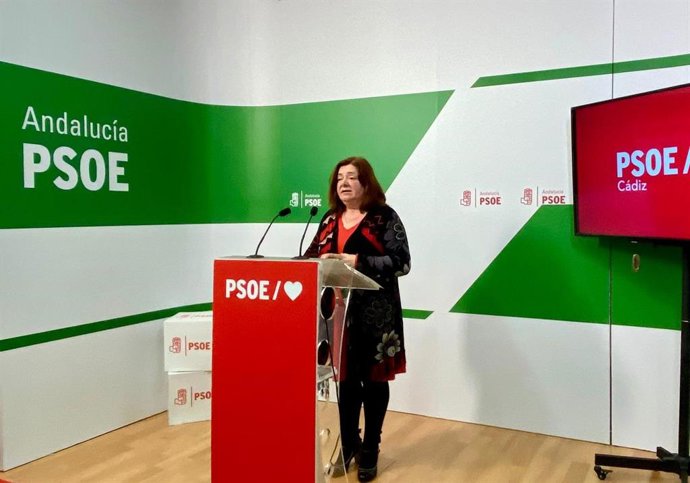 Archivo - Cándida Verdier, senador del PSOE por Cádiz