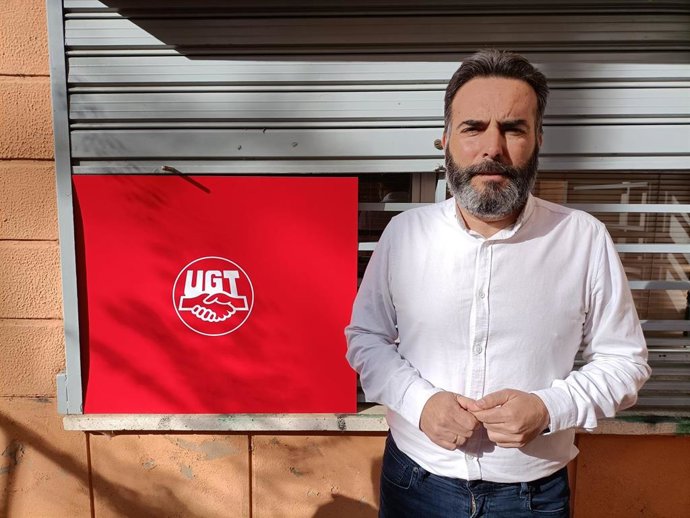 El secretario de Política Institucional y Empleo de UGT Extremadura, Francisco Morcillo
